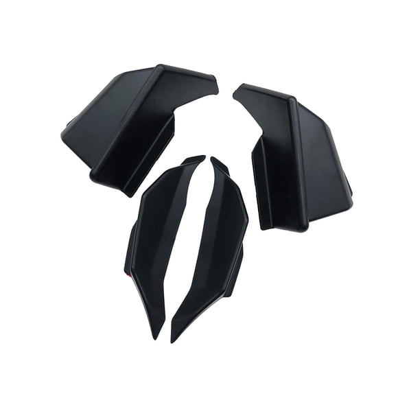 Winglet lateral delantero, cubierta de viento, Winglet de carenado de motocicleta, Winglet dinámico de motocicleta para piezas Adv160 2022-2024 Negro