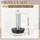 thumbnail image 2 of Niveladores de muebles ajustables con rosca Uxcell, niveladores de patas de muebles tornillo M8 x 25mm, 2 of 7