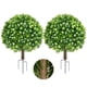 thumbnail image 1 of Planta Artificial LuceAlberi 60 cm con Flores Blancas - Pack de 2, 1 of 9