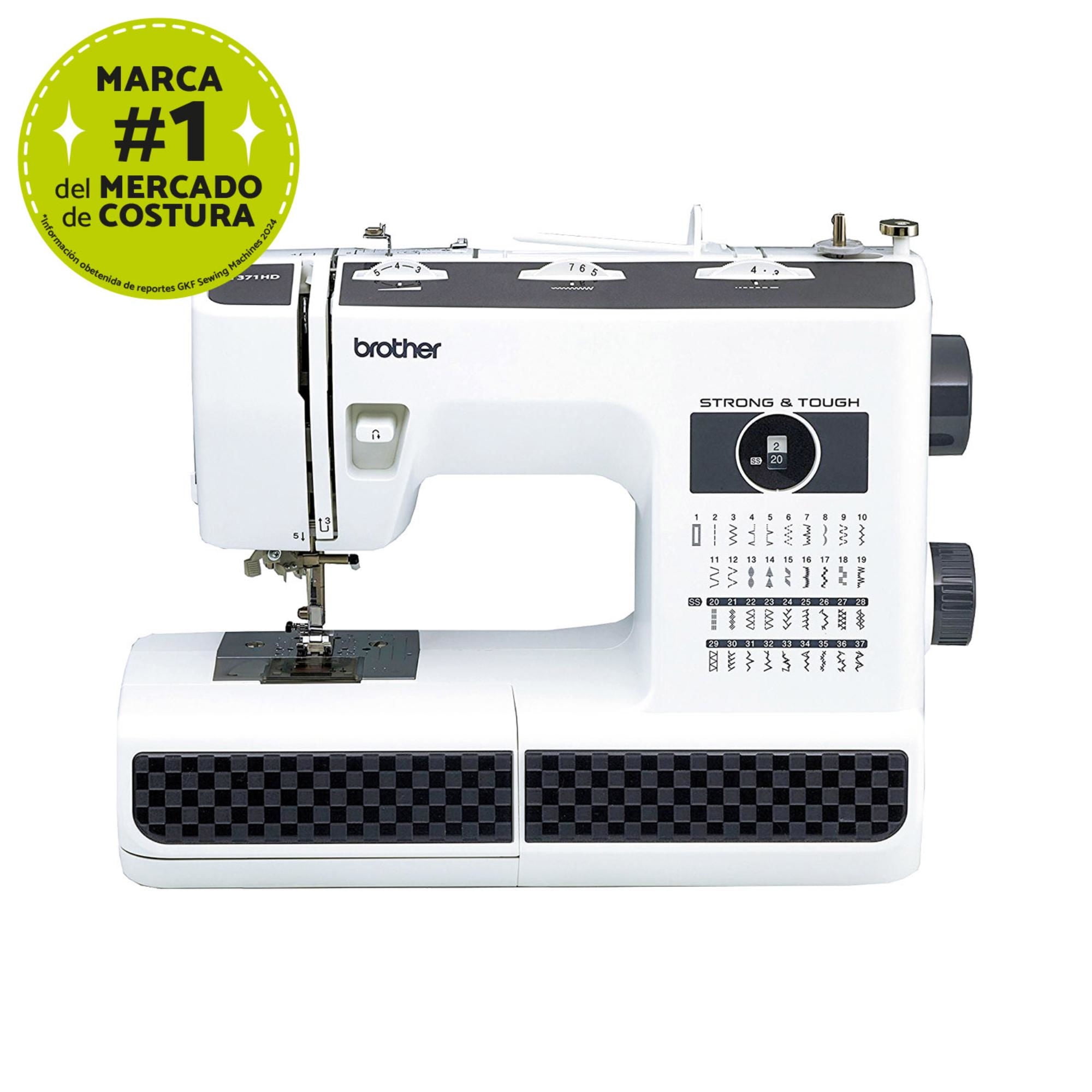 Brother - Máquina De Coser Jeans St-371Hd Blanco