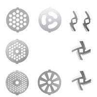 Magideal - 9X Accesorio Para Picadora De Carne Placa Para Picadora De Carne Discos Accesorios De Cocina Para Picar Carne Para Picadora De Carne