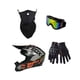 thumbnail image 5 of Casco De Bicicleta De Cara Completa Unisex Gorra Ventilación Transpirable Casco De Motocicleta M, 5 of 5