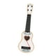 thumbnail image 3 of Juguete de instrumento musical para ukelele para niños de 17 pulgadas, educación clásica de aprendizaje temprano para niños en edad preescolar y niñas Blanco, 3 of 5