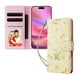 thumbnail image 3 of FOXDOCK Funda Tipo Cartera Floral para Samsung Galaxy A56 ,Funda con Tapa de Cuero PU, Protección Antigolpes con Ranuras para Tarjetas y Soporte, 3 of 5