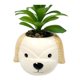 thumbnail image 2 of Planta Artificial con Macetero de Perro, 2 of 3