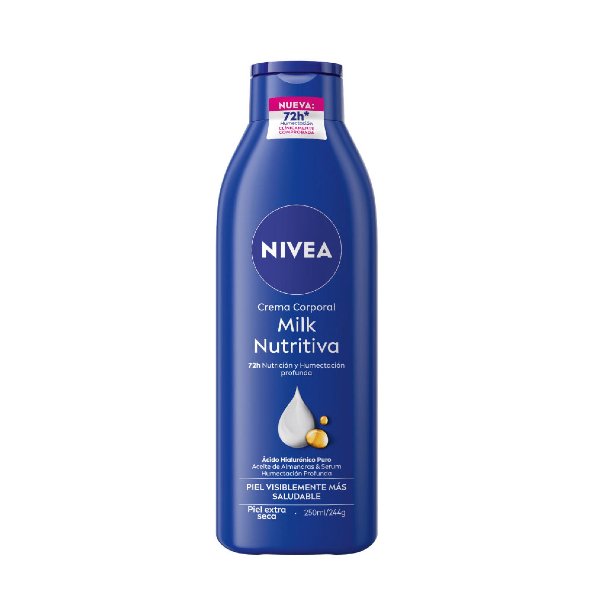 Crema Corporal Nivea Milk Nutritiva Extra Seca
