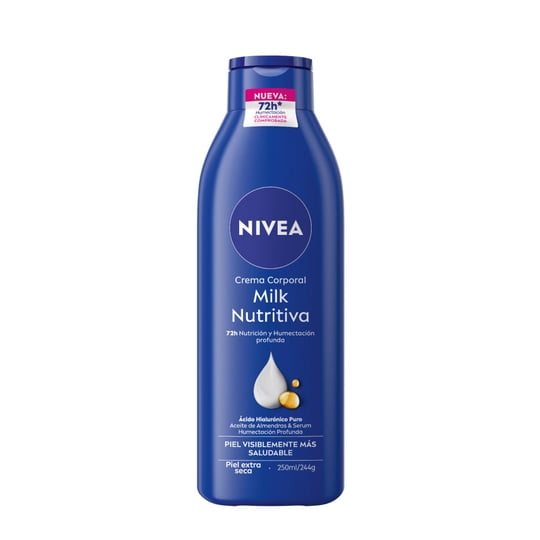 Crema Corporal Nivea Milk Nutritiva Extra Seca