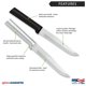 thumbnail image 2 of Cuchillo de Cocina RADA Stubby Butcher (cuchillo de carnicero corto) Plateado, 2 of 7