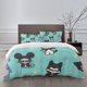 thumbnail image 1 of Kuromi Bedding Sets Bed Cartoon Duvet Cover Lightweight 3 Piece Bet Sets for Kids Boys Girls, 1 of 5