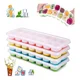 thumbnail image 1 of 3 Cubeteras Hielo Silicona Con Tapa 14 Cubos Apilable Refri, 1 of 8