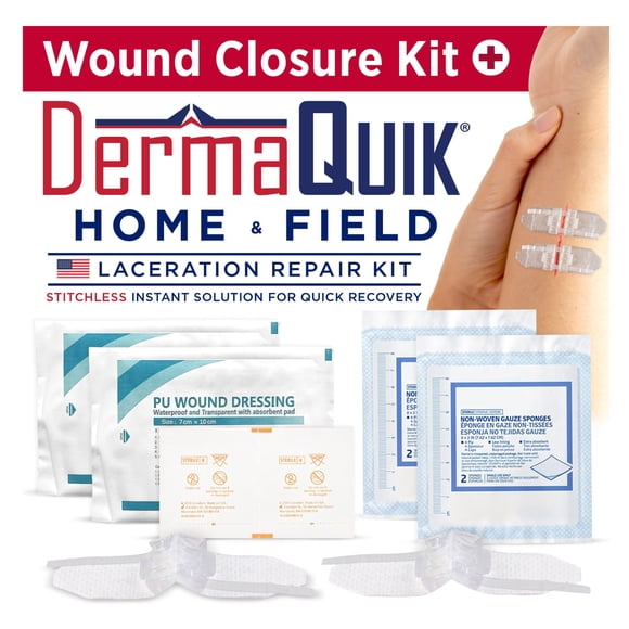 Kit de Emergencia DermaQuik de 8 Piezas para Vendajes