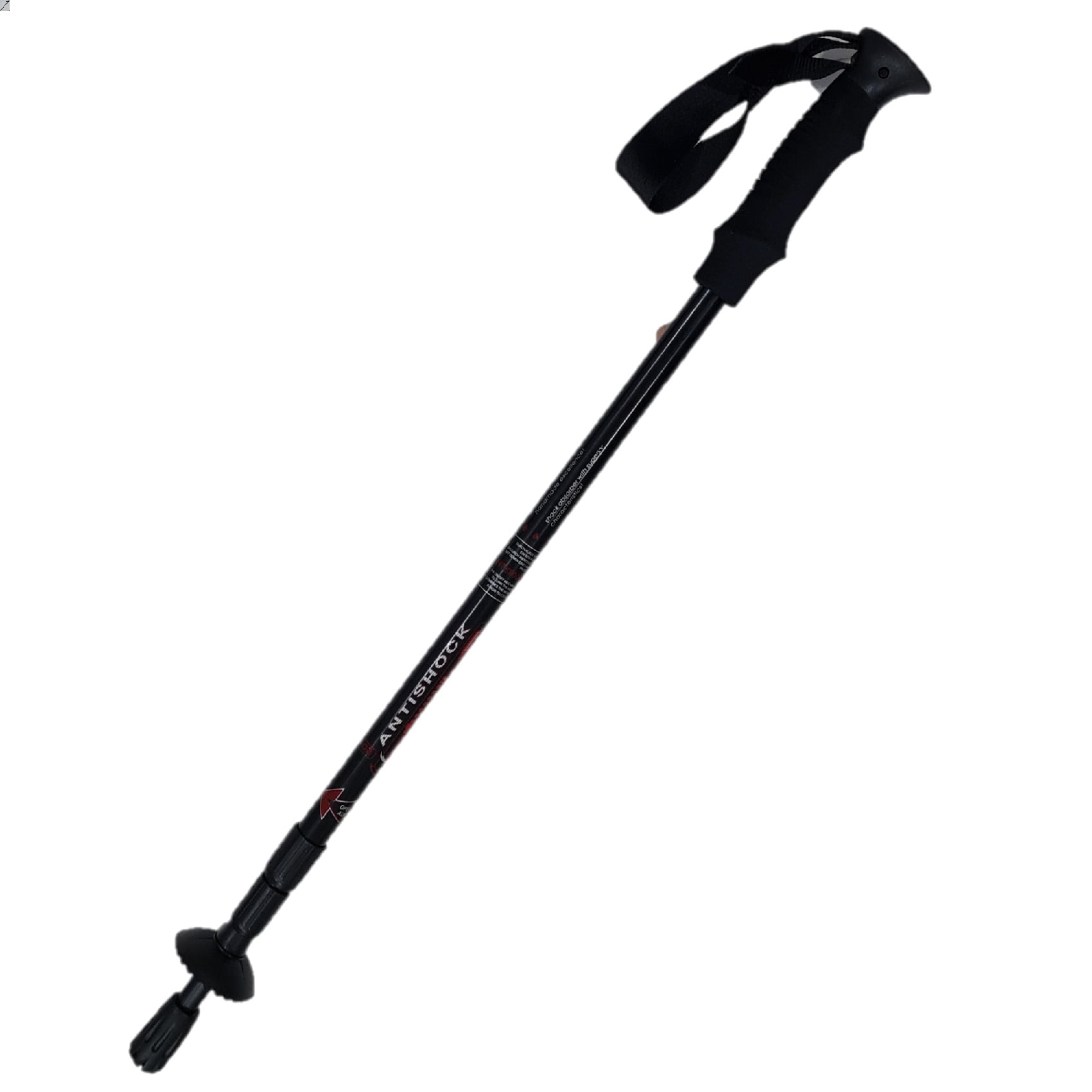High Peak - Baston De Trekking Recto Extendible 3t 295gr 135cm Negro
