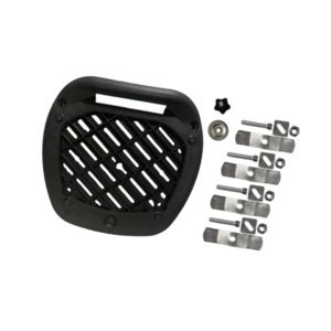 Magideal - Soporte De Portaequipaje Trasero Para Motocicleta, Placa Inferior, Soporte Resistente Para Equipaje, Placa Base De Caja Trasera, Piezas De Accesorios