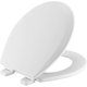 thumbnail image 1 of Asiento para inodoro Bemis 500TTT de madera resistente, redondo, blanco, 1 of 5