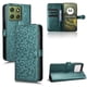 thumbnail image 1 of Funda Cartera Lunares Motorola Edge 70 con Tarjetero, Correa y Soporte Verde, 1 of 6