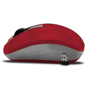 Maxell - Mouse Inalambrico Color Rojo