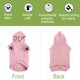 thumbnail image 3 of Sudadera con Capucha para Perros Ropa de Primavera/Otoño/Invierno Abrigo Cálido para Perros Pequeños y Medianos Rosa L, 3 of 7