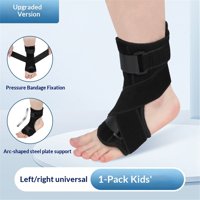 Xusx111 - Apoyo Del Tobillo Auxiliar Brace Infantil- Para La Protección Del Tobillo Lesionado Y El Apoyo A Esguinces, Fascitis Plantar, Atletismo, Recuperación De Lesiones, Dolor En Las Articulaciones