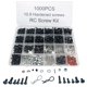 thumbnail image 1 of Kit de tornillos RC TeiRay, 1000 piezas, universal para 1/8 1/10 1/12 1/16, 1 of 4