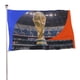 thumbnail image 1 of Copa Mundial de la FIFA Bandera impresa con temática, regalo perfecto para fanáticos, amigos y familiares, y adecuada para actividades al aire libre e interiores, decoraciones de fiesta. 90*150CM, 1 of 6