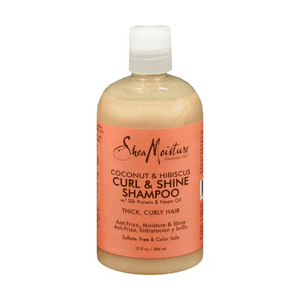 Shea Moisture - Champú Para Rizos Y Brillo Con Coco E Hibisco (350 Ml)