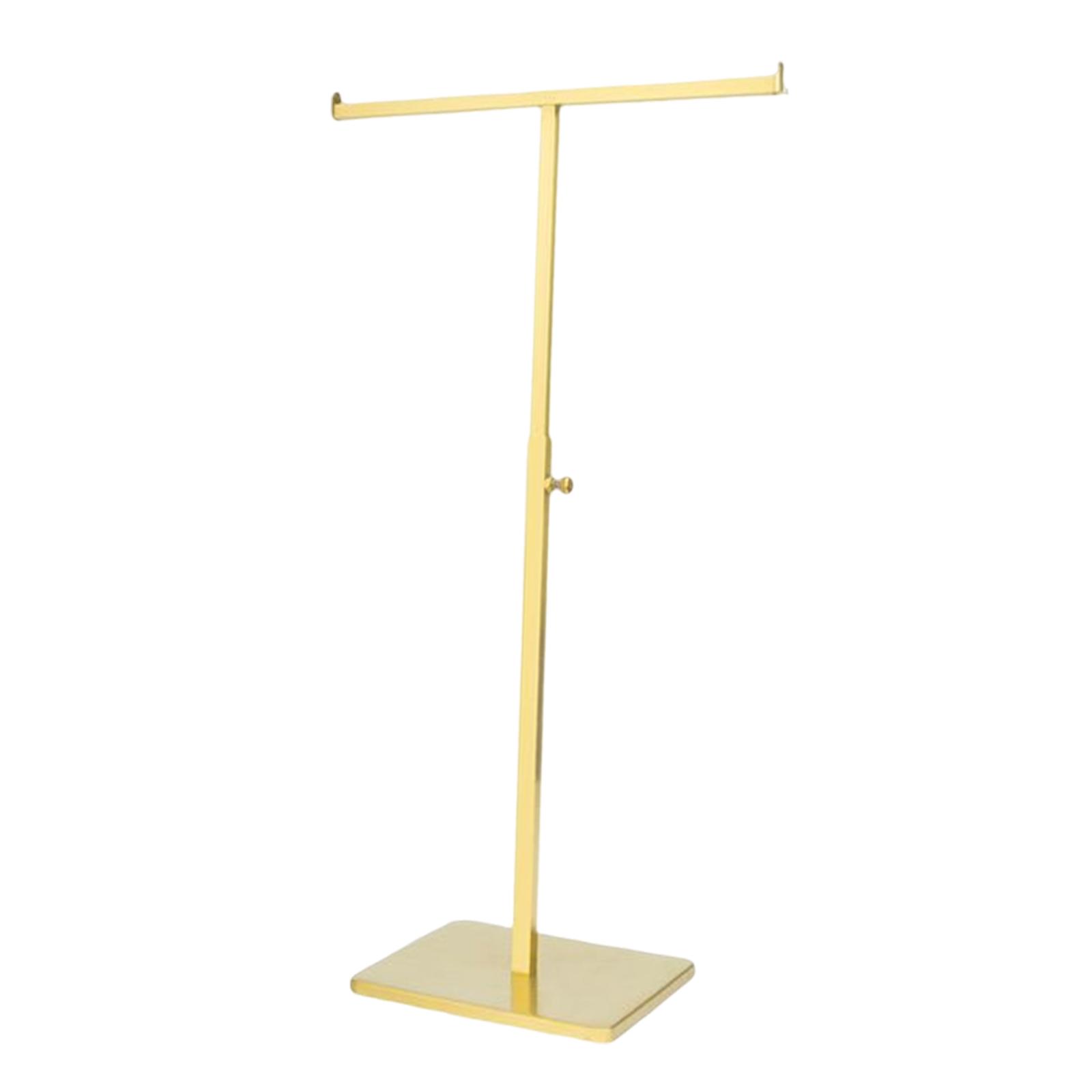 Magideal - Exquisito Soporte De Exhibición Para Bolso, Bolsa Colgante Antideslizante, Barra En T Ajustable De Acero Inoxidable Para Bolsos De Bufanda, Corbatas,