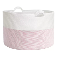 Genérico - Cesta Ropa Juguetes Decoración Con Asa