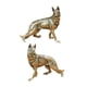 thumbnail image 3 of Estatuilla De Perro De Latón, Decoración Retro, Figuras De Perros Para Estante De Libros, Escritorio, Hotel, 3 of 3