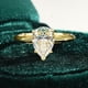 thumbnail image 2 of Anillos Clásicos de Diamante de Moissanita de 2 Quilates para Mujer Color D Claridad VVS1 Anillo de Compromiso Solitario de Oro Anillo de Plata Esterlina 925 con Forma de Pera Talla 5-9, 2 of 7