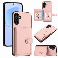 Foxdock Funda Para Samsung Galaxy A04S Con Bloqueo Rfid - Diseño Elegante Con Cierre De Botón