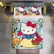 thumbnail image 1 of Hello Kitty Princess 3 Pieces Duvet Cover Set Full Size Super Soft Fade Resistant Microfiber, 1 of 4