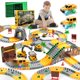 thumbnail image 1 of Pistas de carreras Construction Race Tracks Coroiesty 264 unidades con coches para niños, 1 of 8
