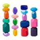 thumbnail image 1 of Bloques Apilables De Madera Bloques De Construcción De Rocas Para Niños Regalo De Cumpleaños 20 Piezas, 1 of 4