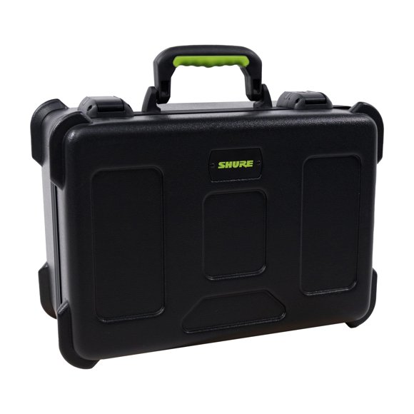 Estuche Moldeado para Micrófonos con Compartimentos para (30) Micrófonos con Cable y Cerraduras Compatibles con TSA de Shure by Gator (SH-MICCASE-30)