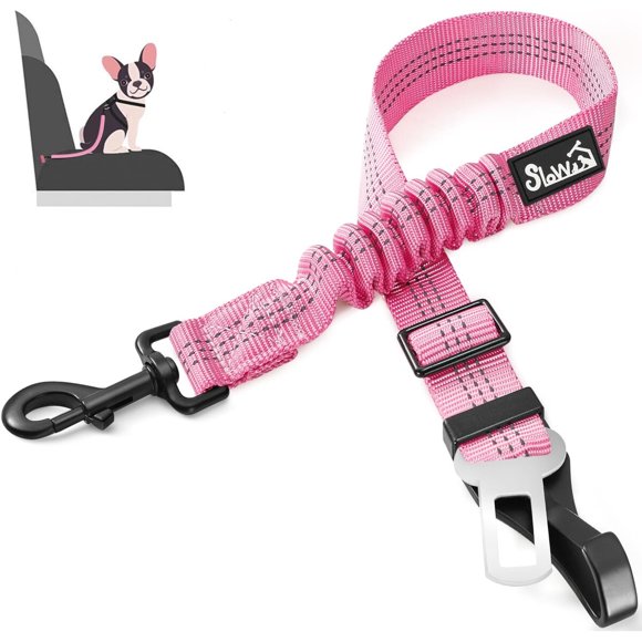 SlowTon Dog Car Seat Belt, accesorio 3 en 1 con anclaje LATCH