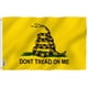 thumbnail image 1 of Bandera Anley Don't Tread On Me, 90 x 150 cm, poliéster, 1 of 7