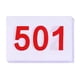 thumbnail image 3 of Babero Para Correr Números De Competidor Ligeros Para Gimnasia Baloncesto Fútbol 501 A 600, 3 of 5
