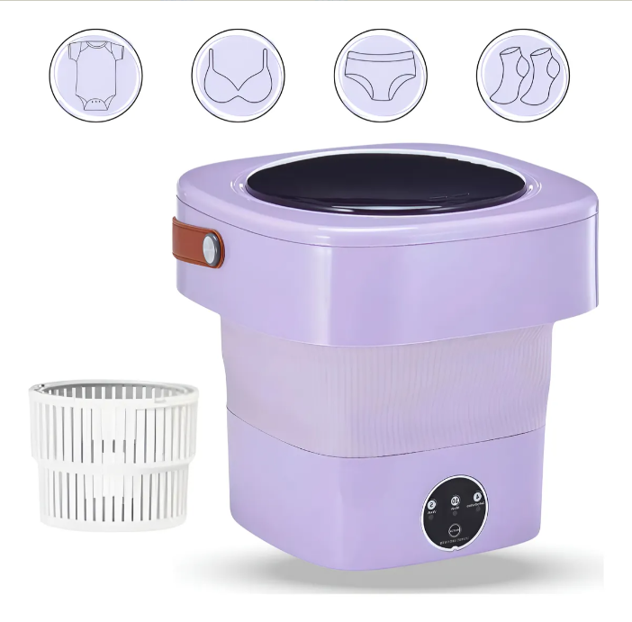 Folding Washin Machine - Lavadora Portatil Pequena Plegable Centrifuga Ropa Bebe