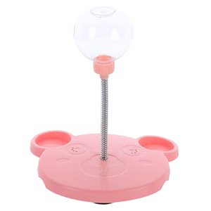 Ioensy - Divertido Juguete De Alimentación Lenta Para Perros Y Gatos Para Ejercicios De Entrenamiento De Mascotas Rosa Sin Bola De Hierba Gatera