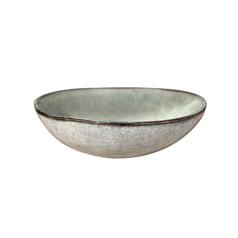 Mova - Set 6 Bowl Redondo Ceramica 18X5 Cm Gris Linea Laos