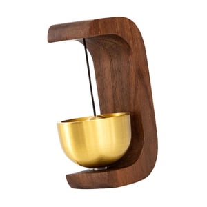 Bothyi - Timbre Decorativo Para Puerta De Tienda, Color Nogal, Para Cafeterías, Entradas Comerciales.