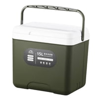 Ioensy - Refrigerador Duradero Para Coche, Preservación Del Calor Del Coche, Cubo De Hielo, Mini Refrigerador Para Picnic