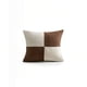 thumbnail image 2 of Pack De 2 Fundas De Cojin 45cmx45cm Chenille Rombo Color Café, 2 of 4