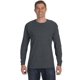thumbnail image 1 of Camiseta Hanes TAGLESS Manga Larga for Men - Grey Talla S, 1 of 4