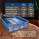 thumbnail image 5 of Caja de cartas BCW 38 cm azul - Pack de 2, capacidad 3200 cartas, 5 of 7