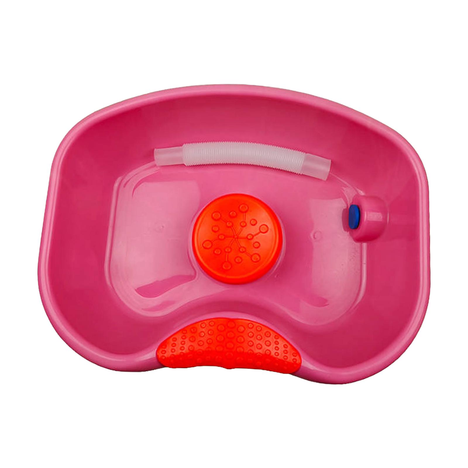 Ioensy - Lavabo De Cabecera Reutilizable Con Cojín Para La Cabeza Para Salón De Noche Postrado En Cama Rosa