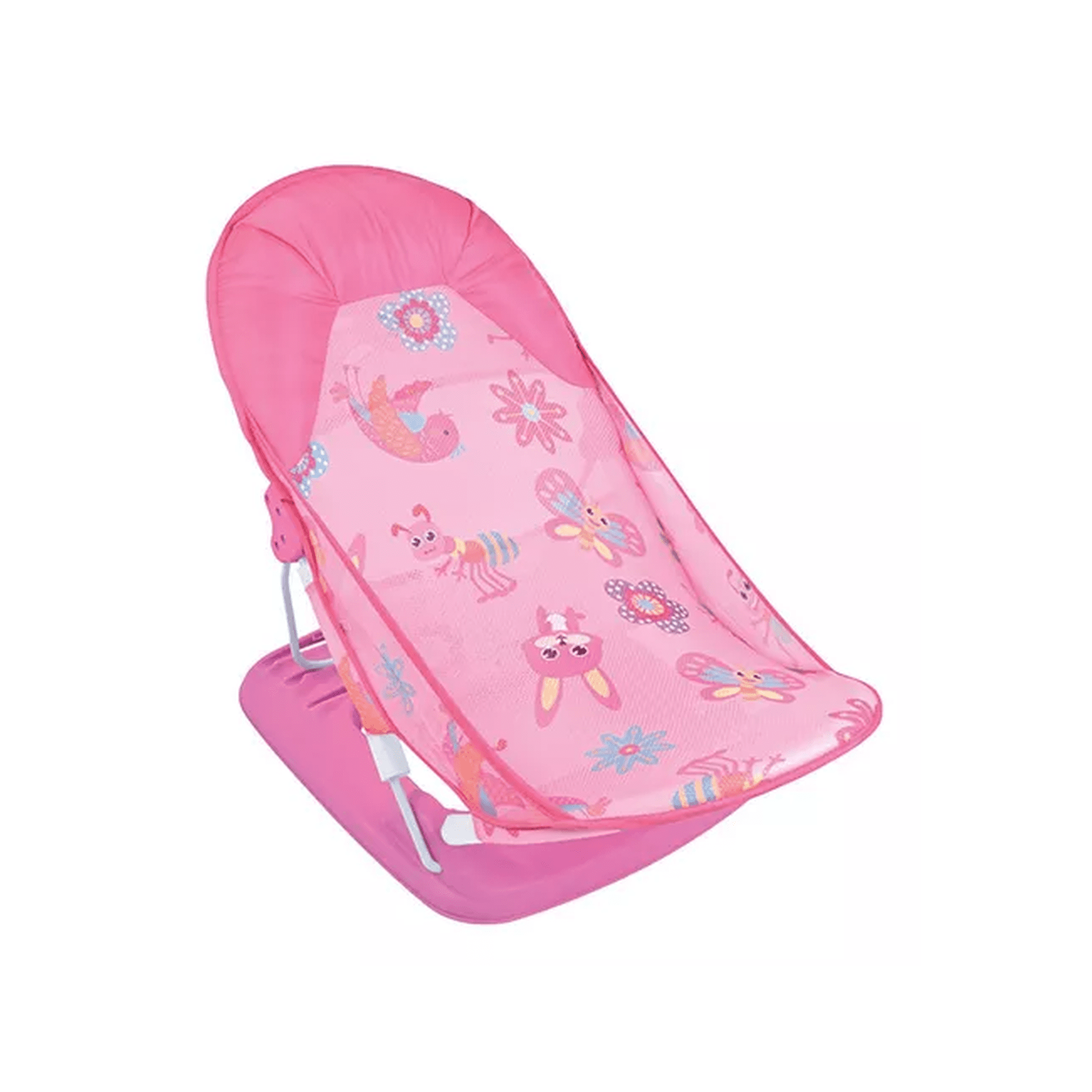 Genérico - Silla De Baño Plegable Para Bebé Con Almohada Y Red Flotante, Rosado
