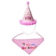 thumbnail image 1 of Bufanda de feliz cumpleaños para mascota, gato, perro y lindo sombrero de fiesta, sombrero de cumpleaños para niña y niño, conjunto de disfraces de fiesta de cumpleaños para mascota, 1 of 5