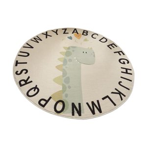 Magideal - Alfombra De Área Redonda, Alfombra Suave, Felpudo, Alfombra Para Dormitorio, Alfombra Para Jugar, Alfombrilla Para Sala De Estar, Porche, Decoración D Dinosaurio