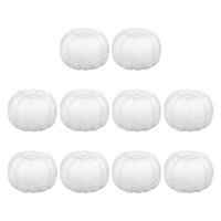 Bothyi - 10X Calabazas De Espuma Blanca Accesorios Manualidades Para Halloween Proyecto Escolar Cumpleaños